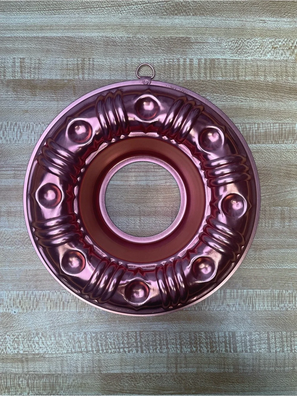 Vintage Copper Bundt Pan Dessert Mold